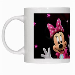 Cartoons, Disney, Mickey Mouse, Minnie White Mug by nateshop