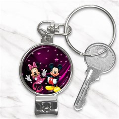 Cartoons, Disney, Mickey Mouse, Minnie Nail Clippers Key Chain by nateshop