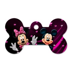 Cartoons, Disney, Mickey Mouse, Minnie Dog Tag Bone (two Sides) by nateshop