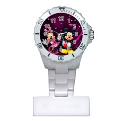 Cartoons, Disney, Mickey Mouse, Minnie Plastic Nurses Watch by nateshop