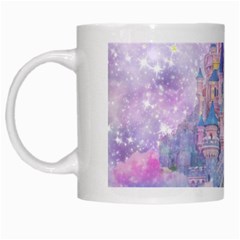 Disney Castle, Mickey And Minnie White Mug by nateshop