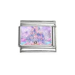 Disney Castle, Mickey And Minnie Italian Charm (9mm) by nateshop