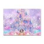 Disney Castle, Mickey And Minnie Sticker A4 (10 pack) Front