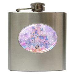 Disney Castle, Mickey And Minnie Hip Flask (6 Oz) by nateshop