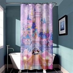 Disney Castle, Mickey And Minnie Shower Curtain 36  X 72  (stall)  by nateshop