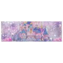 Disney Castle, Mickey And Minnie Banner And Sign 9  X 3  by nateshop