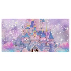 Disney Castle, Mickey And Minnie Banner And Sign 8  X 4  by nateshop