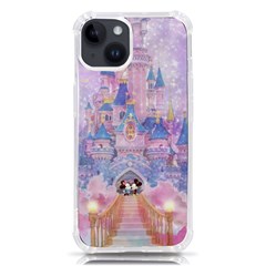 Disney Castle, Mickey And Minnie Iphone 14 Tpu Uv Print Case by nateshop