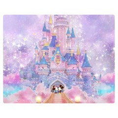 Disney Castle, Mickey And Minnie Premium Plush Fleece Blanket (medium)