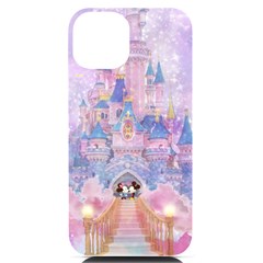 Disney Castle, Mickey And Minnie Iphone 14 Black Uv Print Case by nateshop