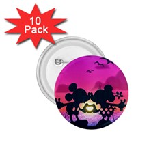 Mickey And Minnie, Mouse, Disney, Cartoon, Love 1 75  Buttons (10 Pack) by nateshop