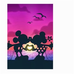 Mickey And Minnie, Mouse, Disney, Cartoon, Love Large Garden Flag (two Sides) by nateshop