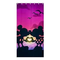 Mickey And Minnie, Mouse, Disney, Cartoon, Love Shower Curtain 36  X 72  (stall)  by nateshop