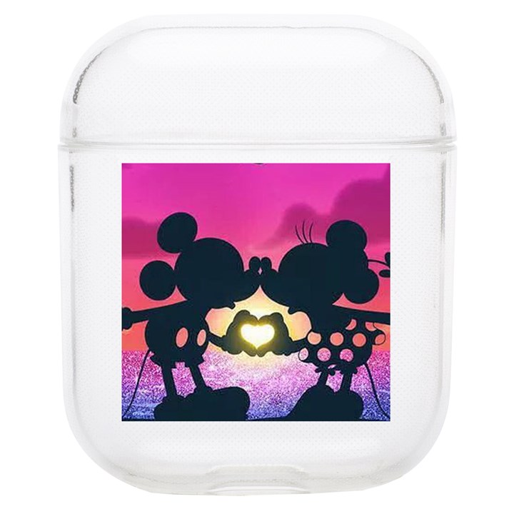 Mickey And Minnie, Mouse, Disney, Cartoon, Love Soft TPU AirPods 1/2 Case