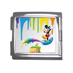 Mickey Mouse, Apple Iphone, Disney, Logo Mega Link Italian Charm (18mm) by nateshop