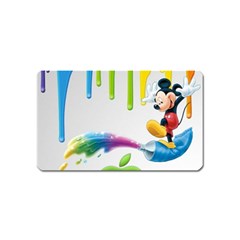 Mickey Mouse, Apple Iphone, Disney, Logo Magnet (name Card) by nateshop