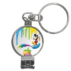 Mickey Mouse, Apple Iphone, Disney, Logo Nail Clippers Key Chain by nateshop