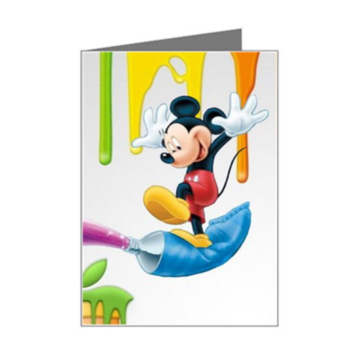 Mickey Mouse, Apple Iphone, Disney, Logo Mini Greeting Card