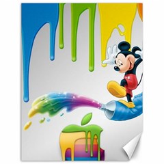 Mickey Mouse, Apple Iphone, Disney, Logo Canvas 12  X 16  by nateshop