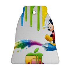 Mickey Mouse, Apple Iphone, Disney, Logo Ornament (bell) by nateshop