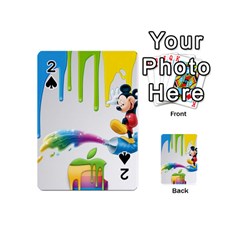 Mickey Mouse, Apple Iphone, Disney, Logo Playing Cards 54 Designs (mini) by nateshop