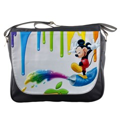 Mickey Mouse, Apple Iphone, Disney, Logo Messenger Bag by nateshop