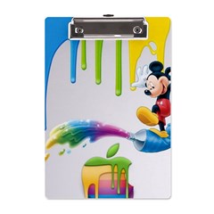 Mickey Mouse, Apple Iphone, Disney, Logo A5 Acrylic Clipboard by nateshop