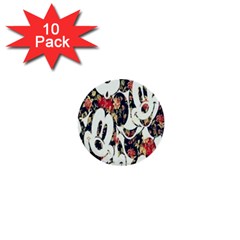 Mickey Mouse, Cartoon, Cartoon Character 1  Mini Buttons (10 Pack)  by nateshop