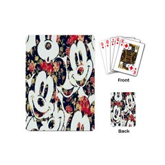 Mickey Mouse, Cartoon, Cartoon Character Playing Cards Single Design (mini) by nateshop