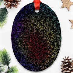 Minimal Glory Ornament (oval) by nateshop