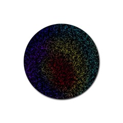 Minimal Glory Rubber Round Coaster (4 Pack) by nateshop