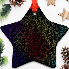 Minimal Glory Star Ornament (two Sides) by nateshop