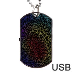 Minimal Glory Dog Tag Usb Flash (one Side)