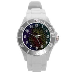 Minimal Glory Round Plastic Sport Watch (l)