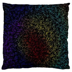 Minimal Glory Large Premium Plush Fleece Cushion Case (one Side)