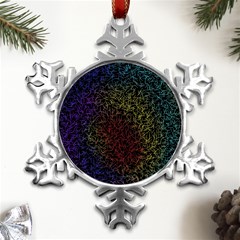 Minimal Glory Metal Small Snowflake Ornament