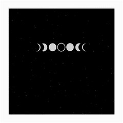 Moon Phases, Eclipse, Black Medium Glasses Cloth by nateshop