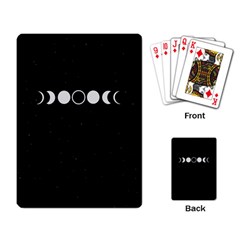 Moon Phases, Eclipse, Black Playing Cards Single Design (rectangle) by nateshop