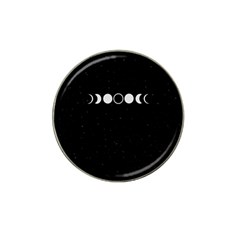 Moon Phases, Eclipse, Black Hat Clip Ball Marker by nateshop