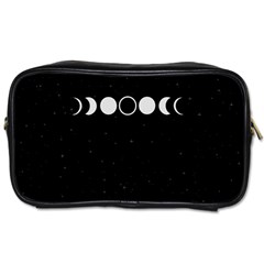 Moon Phases, Eclipse, Black Toiletries Bag (one Side) by nateshop