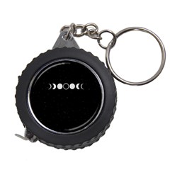 Moon Phases, Eclipse, Black Measuring Tape by nateshop