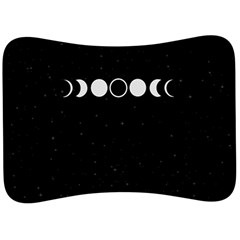 Moon Phases, Eclipse, Black Velour Seat Head Rest Cushion by nateshop