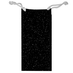 Simple Starry Sky, Alone, Black, Dark, Nature Jewelry Bag by nateshop