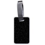 Simple Starry Sky, Alone, Black, Dark, Nature Luggage Tag (one side) Front