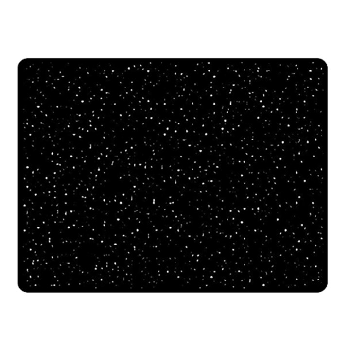 Simple Starry Sky, Alone, Black, Dark, Nature Fleece Blanket (Small)