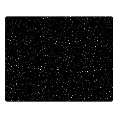 Simple Starry Sky, Alone, Black, Dark, Nature Two Sides Premium Plush Fleece Blanket (large) by nateshop