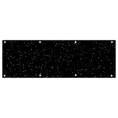 Simple Starry Sky, Alone, Black, Dark, Nature Banner And Sign 9  X 3  by nateshop