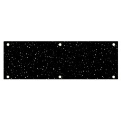 Simple Starry Sky, Alone, Black, Dark, Nature Banner And Sign 6  X 2  by nateshop