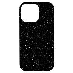 Simple Starry Sky, Alone, Black, Dark, Nature Iphone 14 Pro Max Black Uv Print Case by nateshop