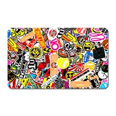 Sticker Bomb, Art, Cartoon, Dope Magnet (Rectangular)